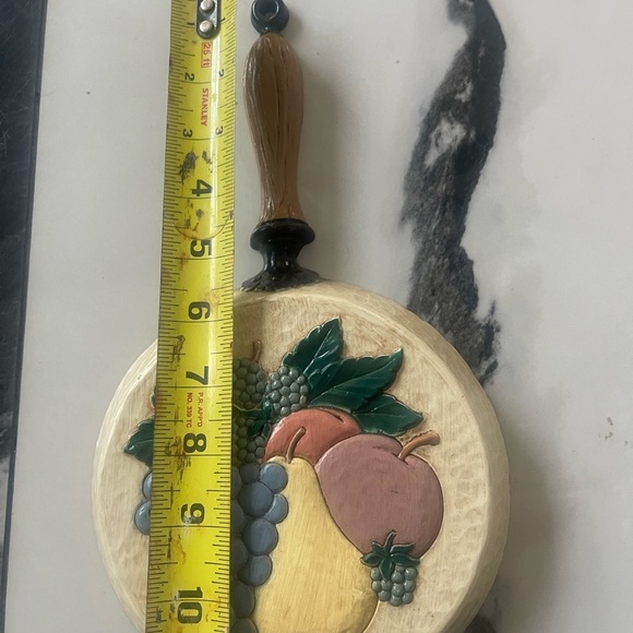 Vintage Home Interiors Floral Teapot Wall Decor - Cream, Blue, Pink, Green - Picture 6 of 8